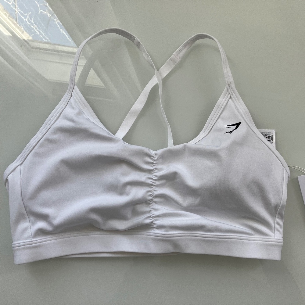 GYMSHARK Ruched Sports Bra